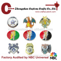 Enamel custom metal logo badge for bag accessories